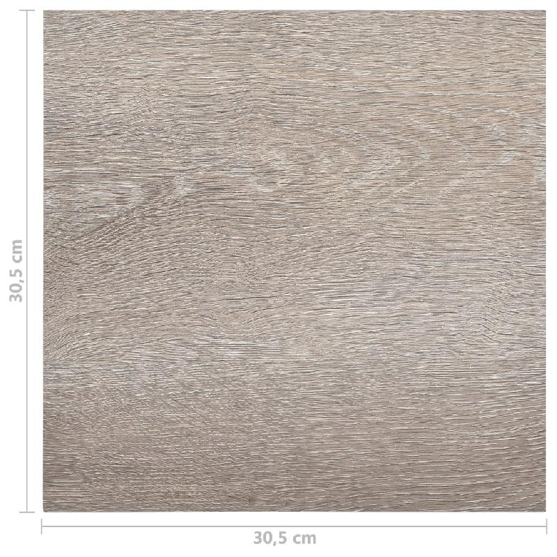 Vidaxl planches de plancher autoadhésives 20 pcs pvc 1,86 m² taupe 330155_9