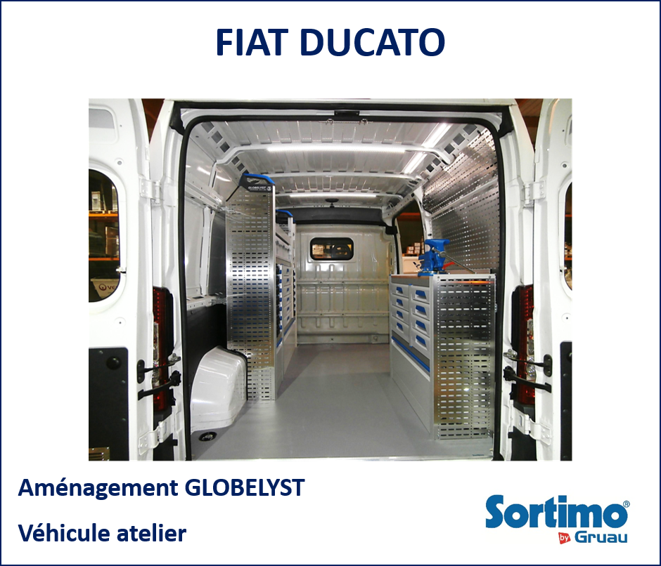 Organisation intérieure pour véhicule Fiat Ducato