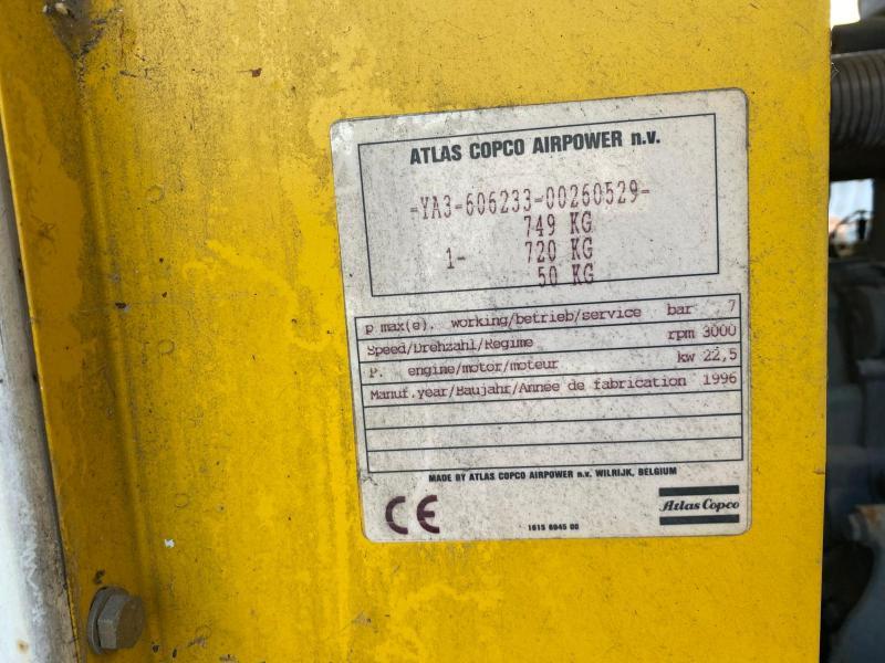 ATLAS COPCO XAS 56 Compresseur d'air sur roues_9