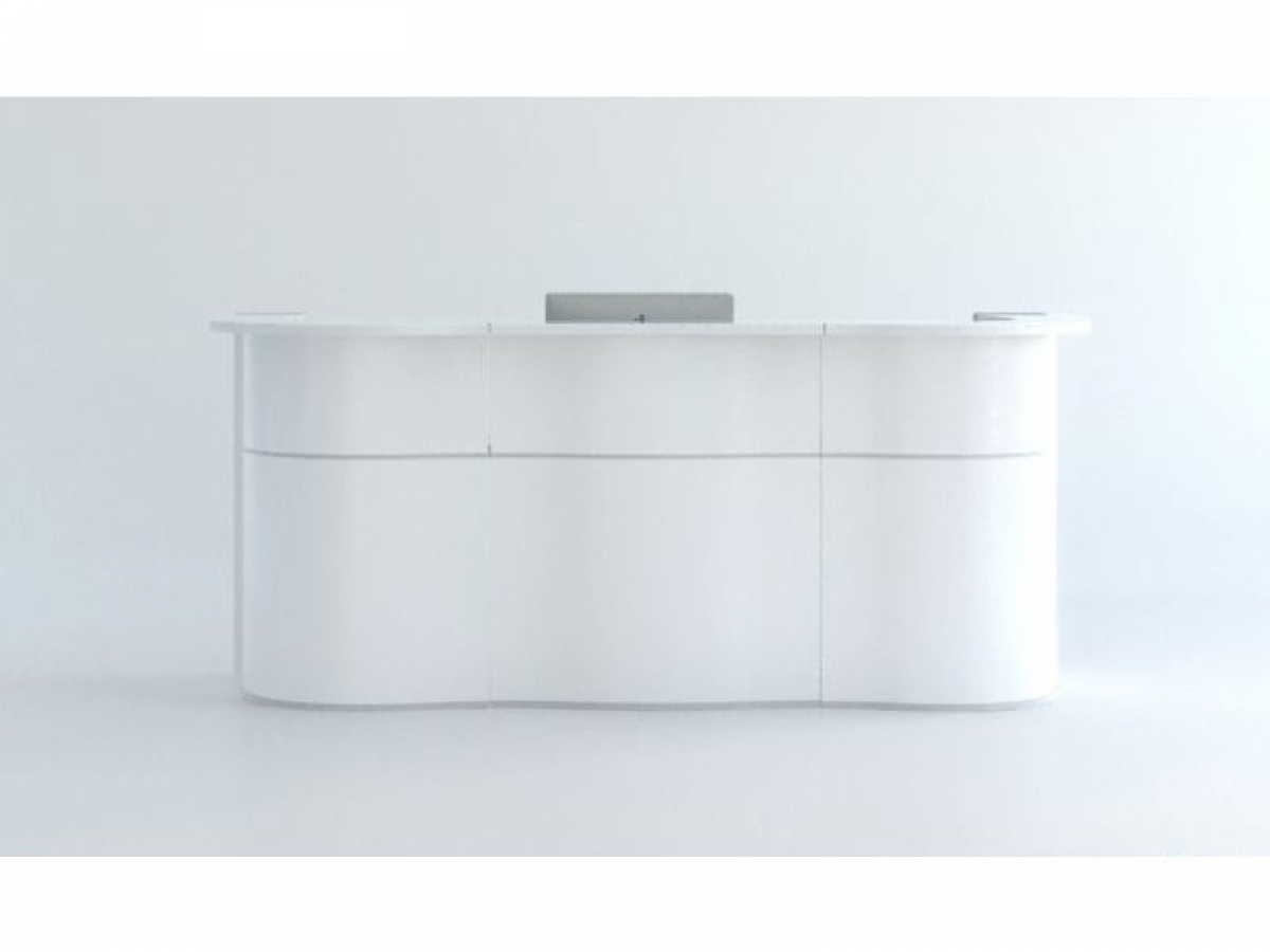 Banque d'accueil moderne et élégante WAVE - Design ondulé et configurations personnalisées_9