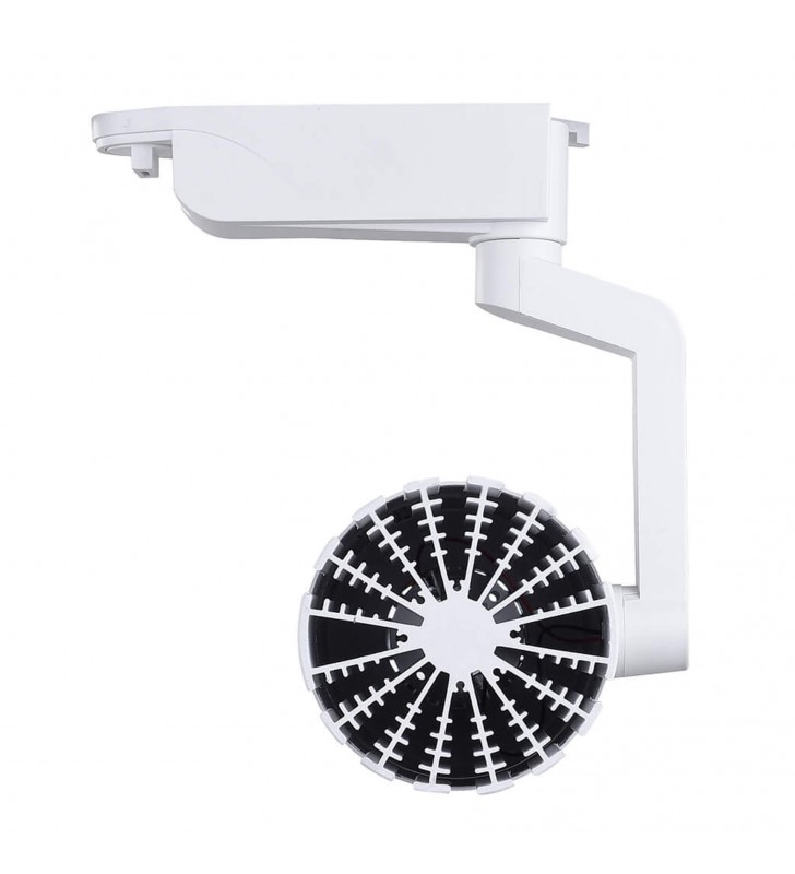 Spot LED 30W ROMA monophasé pour rail - 35° - lentille double effet - réf 4762c2_9