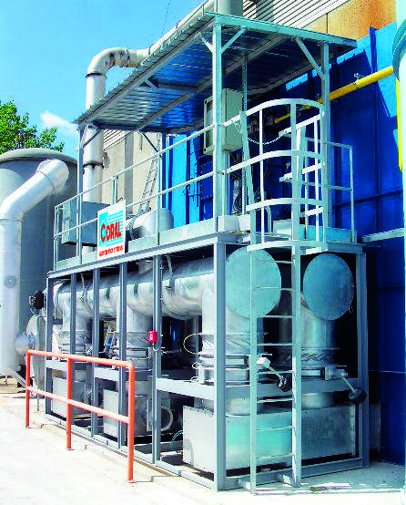 Ctr - Chambre de combustion thermique régénérative pour air pollué - Modèles de 0.5K à 60K avec débit jusqu'à 60 000 m³/h_9