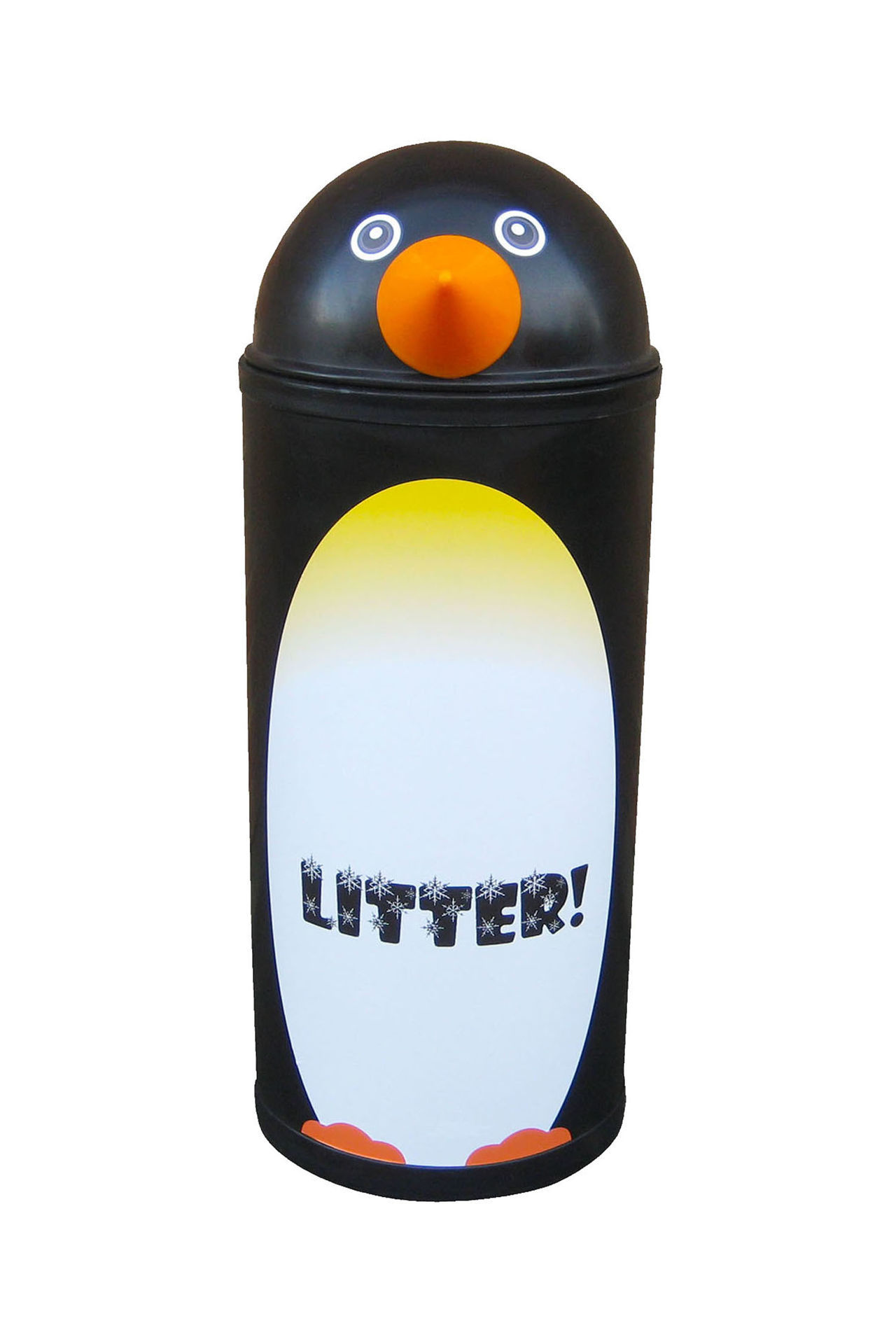 Poubelle ludique avec graphismes d'animaux personnalisables