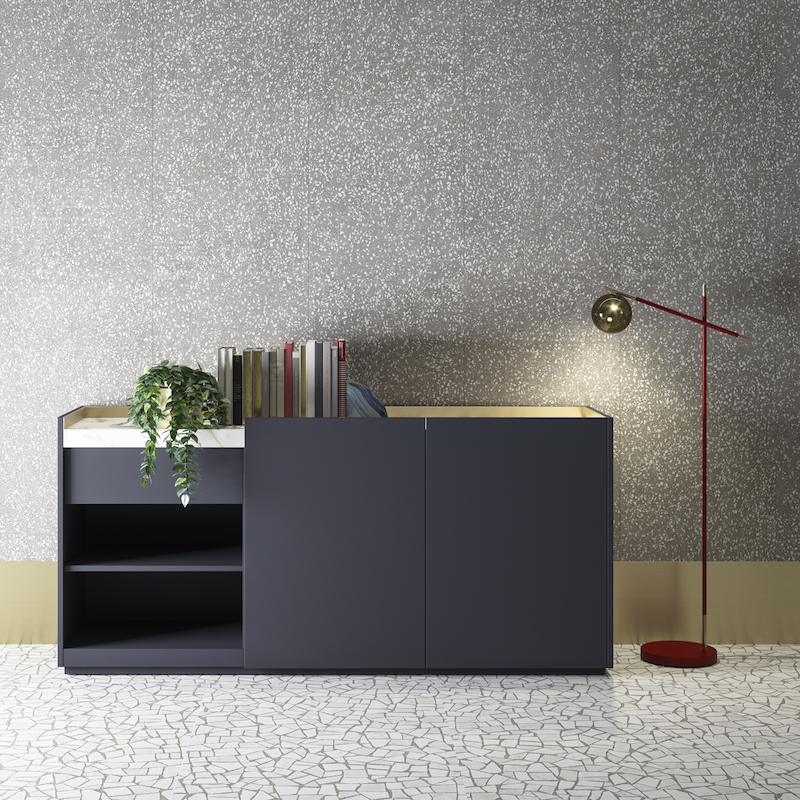 Meuble  armoire bas fonctionnel, personnalisable  selon votre style et votre espace de travail_9