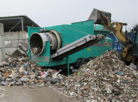 Crible Zemmler MS 3200 avec tambour de 1 300 mm de diamètre