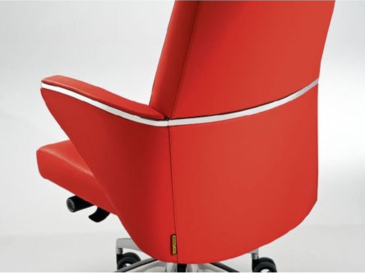 Fauteuil de direction haut de gamme ZEUS - design moderne, finitions cuir, tissu ignifugé et similicuir, garantie 5 ans_9