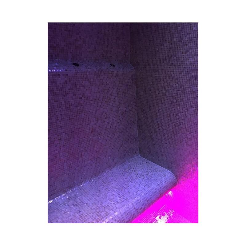 KIT CABINE HAMMAM À CARRELER RIAD 7 - 243X243 - 7 PLACES_9