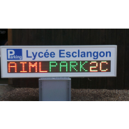 Système de gestion de parking composé d'un ou plusieurs afficheurs de 7 couleurs idéale pour les centres commerciaux, les entreprises, ...- MATPARK_9
