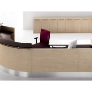 Banque d'accueil haut de gamme IMAGE - Sobre, durable et robuste - Design personnalisable avec finitions RAL et modules modulaires_9