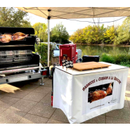 Table traiteur pliante facile à transporter, ergonomique et professionnelle mobigrill_9