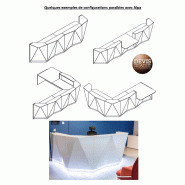 Banque d'accueil lumineuse Alpa - MDD - Gris brillant_9