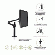 Bras articulé ecran fixe noir_9