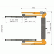 Pont élévateur mobile fhb (3t / ss / 2,0 m)