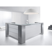 Banque d'accueil moderne et lumineuse à éclairage LED - VALDE - avec configurations ergonomiques et options sur mesure_9
