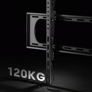 VALUE Support mural TV, distance murale de 80 mm, inclinable,_9