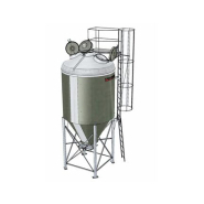 Silo cloisonné 50/50 monocoque pour l'alimentation programmée des vaches laitières - Capacité 10 à 25m3 - Ø2325 ou Ø2700 Silo cloisonné 50/50 monocoque pour l'alimentation programmée des vaches laitières - Capacité 10 à 25m3 - Ø2325 ou Ø2700