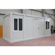 Bungalow bureau de chantier avec WC - Livraison en kit ou prémonté