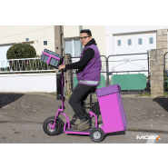 Trottinette industrielle électrique sur-mesure MOBX-H - vitesse maîtrisée, traction jusqu'à 400kg, autonomie jusqu'à 35km_9