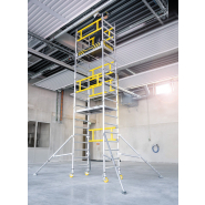 Échafaudage aluminium conçu pour charges lourdes et conditions exigeantes