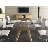 Table de réunion directionnelle RAIL - Lignes pures, design italien et finitions personnalisables_9