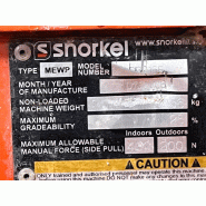 SNORKEL s3215e nacelle ciseaux 6,5m electrique_9