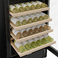Armoire à boissons noire porte battante avec canopy - 347L_9
