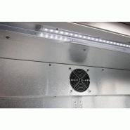 Arrière-bar deux portes pivotantes Série G inox 208L GL008 Polar_9