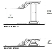 Station assis-debout ergonomique LOTUS - Réduction du travail sédentaire et mobilité_9