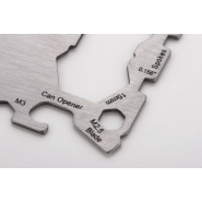 Outil multifonctions en acier inoxydable - Forme carte de crédit - 20 fonctions_9