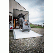 FOURGON  260x155x177 freiné PTAC : 1350 kg Porte pont de série_9