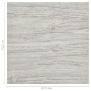 Vidaxl planches de plancher autoadhésives 55 pcs pvc 5,11m² gris clair 324661_9