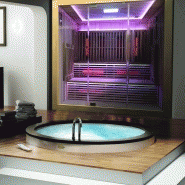 SAUNA INFRAROUGE BOREAL® CONCEPT 180 - À SPECTRE COMPLET - 180X150X205_9