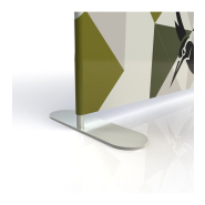 Mur d'image et cloison de séparation sur mesure - Parois simples ou doubles faces sur pieds_9