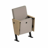 Fauteuil de conférence design et flexible avec tablette écritoire - divina