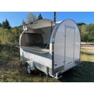 Remorque food-truck  pré équipée idéale  pour commerce ambulant mobile, sandwicherie, street food - Modèle LARGE 170/300XL_9