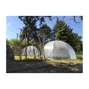 Serre de jardin octogonale pour  un espace de culture différent (10,43 m2) avec Ventilation par la pose d'un filet sur la porte- IGLOO avec ou sans tablette_9
