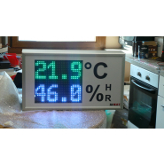 Afficheur lumineux LED pour afficher heure, date, température(s), chronomètre - MHD - MHDC - MHDT et MHD2T_9