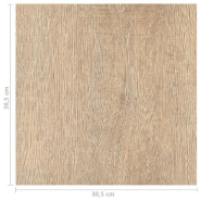 Vidaxl planches de plancher autoadhésives 20 pcs pvc 1,86 m² marron 330141_9