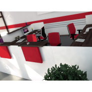 Banque d'accueil moderne et lumineuse - IMAGE avec personnalisation et design contemporain_9