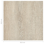 Vidaxl planches de plancher autoadhésives 20 pcs pvc 1,86 m² beige 330152_9