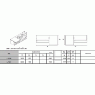 Banque d'accueil lumineuse Zig Zag avec accès PMR - MDD - Droite, Blanc, 260_9