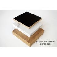 Plateau de table en bois aggloméré stratifié - Fabrication française - Plusieurs décors et épaisseurs disponibles_9