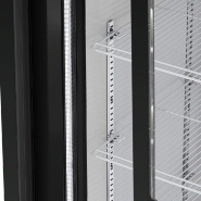 Armoire à boissons double portes coulissantes avec canopy - 880L_9