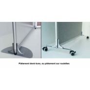 Cloison bois, tissu ou acoustique REY - finitions mélamine, semi-vitrées ou pleines - kit de montage inclus_9