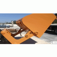 Godet de déchargement élevé Fravizel - grande capacité, pour matériaux légers_9