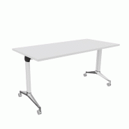 Table à plateau rabattable NET - Mobel Linea - Blanc 9010, 150, Blanc_9