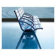 Sièges sur poutre en métal perforé - ULISSE - Design élégant et ergonomique pour espaces collectifs_9