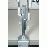 VALUE Bras double LCD, 4 points, fixation sur table, réglage séparé en hauteur_9