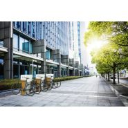 Borne de recharge pour vélos électriques avec normes CE et FC