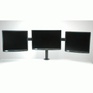 VALUE Bras pour LCD triple, noir, montage sur table_9